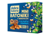 KUBARA Mini Batoniki z nerkowców a'la muffin jagodowy 102g   (d=14)