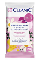 CLEANIC  Chusteczki do higieny intymnej  SOFT  20 szt   (k=14)