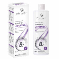 Pharmazis Szampon z Biotyną, z ekstraktem skrzypu polnego i konopi 400ml   (k=12)