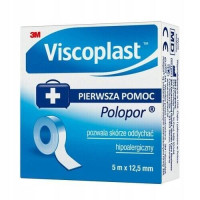 3M VISCOPLAST  POLOPOR  Przylepiec w  rozmiarze  5m x 12.5mm   pudełko   1szt   (k=240)