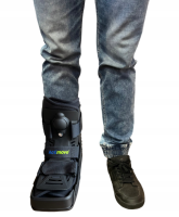 ++ACTIMOVE PRO  Orteza na goleń i stopę  NISKI Zamknięte Palce  rozm. XL  czarny  (7627634)   (k=12)