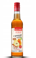 PREMIUM ROSA  Syrop Gruszka z Goździkami i Cynamonem 400ml   (d=10)