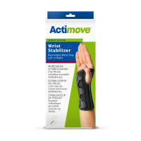 ACTIMOVE SE  Orteza stabilizująca nadgarstek z szyną lewy lub prawy  rozm. S  czarny  (7572931)   (k=12)