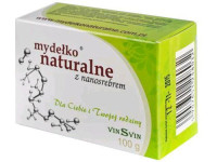 VINSVIN KOSTKA Mydełko Naturalne z nanosrebrem  100g   (k=44)