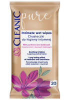 CLEANIC  Chusteczki do higieny intymnej  PURE  20 szt   (k=14)