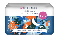 CLEANIC  Podpaski Soft na noc  8szt   (k=12)