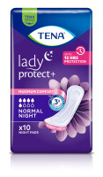 TENA LADY PROTECT+ NORMAL NIGHT '10 (5 kropli)  (760765)   (k=6)