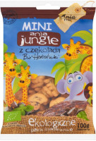 ANIA Herbatniki Bio Jungle z Czekoladą 100g (d.15szt.) (T-12)