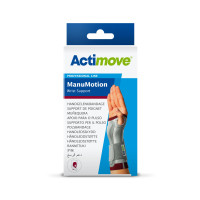 ACTIMOVE PRO  Orteza stabilizująca nadgarstek ze wzmocnieniem i z kompresją medyczną  rozm. L (prawa)  biały  (7349715)   (k=12)