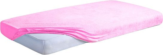 #SANIPUR  Podkład higieniczny Prześc Nieprze. Jersey z gumą, Różowy,  roz.80x200cm  (TS0106_0110)