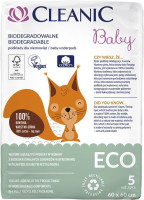 Podkłady jednorazowe dla niemowląt Cleanic Baby ECO 5 szt. (60x60cm)