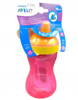 AVENT Kubek z twardym ustnikiem  18m  300ml  Różowy   (804/04)