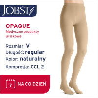 JOBST Rajstopy Opaque, zamknięte palce, klasa kompresji CCL2 Kolor naturalny rozm. V (7063100058)