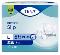 TENA SLIP PROSKIN PLUS L '30  (niebieskie)  (710700)   (k=4)