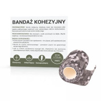 BANDAŻ  KOHEZYJNY  samoprzylepny lateksowy  4,5m x 7,5cm  1szt  (MORO)