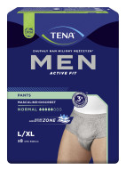 TENA PANTS MEN NORMAL GREY L/XL '8  (5 kropli)  (772803)   (k=4).
