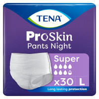 TENA PANTS PROSKIN SUPER NIGHT L '30  (793677)   (k=2)   (NEW)