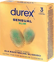 DUREX  Prezerwatywa '3  SENSUAL SLIM  (d=24)