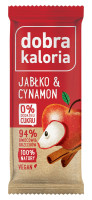 KUBARA Dobra Kaloria Baton Owocowy Jabłko & Cynamon 35g   (d=20)