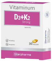 Starpharma VITAMINUM D3  K2 Strong 30 kaps.