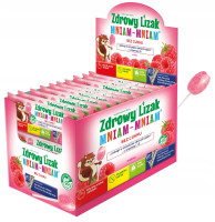Starpharma Zdrowy Lizak Mniam-Mniam MALINA  (kulka^) ( d.40szt )    k=18