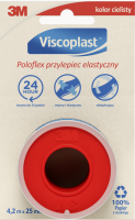 #3M VISCOPLAST  POLOFLEX  Przylepiec elastyczny w rozmiarze  4,2m x 25mm   rolka   1szt   (k=6)