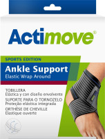 ACTIMOVE SE  Stabilizator stawu skokowego z elastycznym pasem do owijania  rozm. S  czarny  (7341480)