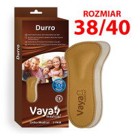 VAYA DURRO Wkładki ortopedyczne 3/4 na płaskostopie poprzeczne do obuwia odkrytego '38/40