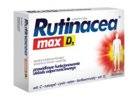 RUTINACEA MAX  D3 60 tabl.  Do stosowania w stanach obniżonej odporności