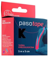 TAŚMA KINEZJOLOGICZNA  5m x 5cm  1szt  (CZARNY)