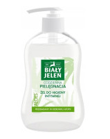 ^BIAŁY JELEŃ  Hipoalergiczny Żel do higieny intymnej ALOES  500ml   (k=8)