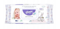 BELLA HAPPY  Chusteczki nawilżone sensitive ALOE VERA PH 5,5 neutralne 56szt z klapką (d.12szt)