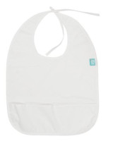 SANIPUR  Śliniak ochronny z kieszenią, Chabrowy,  frotte roz. M dł. 57cm  (TS0802_0247)