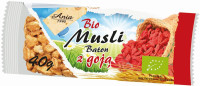 +ANIA Bio Baton Musli z Goją 40g (d.30szt.) (T-7)