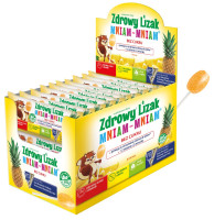 Starpharma Zdrowy Lizak Mniam-Mniam ANANASOWY bez cukru (łezka) ( d.40 szt )  k=18
