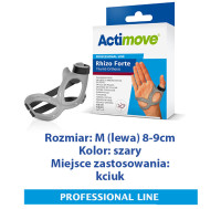 ACTIMOVE PRO  Rhizo Forte Orteza kciuka  rozm. M (lewa)  szary  (7623803)
