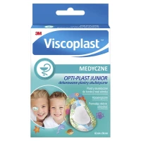 3M VISCOPLAST  OPTI-PLAST JUNIOR DEKOROWANY  Plastry okulistyczne w  rozmiarze  62mm x 50mm   pudełko  10szt   (k=24)