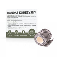 BANDAŻ  KOHEZYJNY  samoprzylepny  lateksowy  4,5m x 5cm  1szt  (MORO)