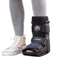++ACTIMOVE PRO  Orteza na goleń i stopę  NISKI Otwarte Palce  rozm. XL  czarny  (7627254)   (k=16)
