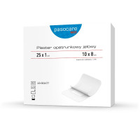 PASOCARE MED  Plaster OPATRUNKOWY JAŁOWY  10cm x 8cm  1szt