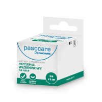 PASOCARE  Plaster WŁÓKNINOWY na rolce SOFT  5m x 5cm  1szt
