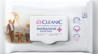 #CLEANIC CHUSTECZKI  Odświeżające  Antybacterial Travel Pack 40szt pup-up   (k=20)