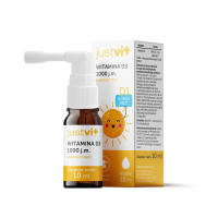JUSTVIT Witamina D3 1000 j.m. krople 10ml 1szt