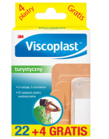 VISCOPLAST  Turystyczny zestaw plastrów  pudełko  26szt