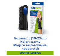 ACTIMOVE SE  Orteza stabilizująca nadgarstek z szyną lewy lub prawy  rozm. L/XL  czarny  (7572933)