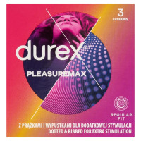 DUREX  Prezerwatywa '3  PLEASUREMAX   (d=24)