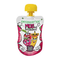 +ORYGINALNY SOK  Mus Malina/Jabłko/Banan 110g   (d=12)