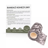 BANDAŻ  KOHEZYJNY  samoprzylepny lateksowy  4,5m x 10cm  1szt  (MORO)