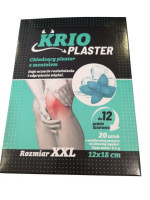 KRIO PLASTER chłodzący plaster z mentolem  12x18 cm 20szt