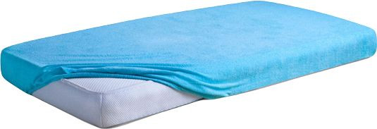 #SANIPUR  Podkład higieniczny Prześc Nieprze. Jersey z gumą, Niebieski,  roz.80x200cm  (TS0106_0124)